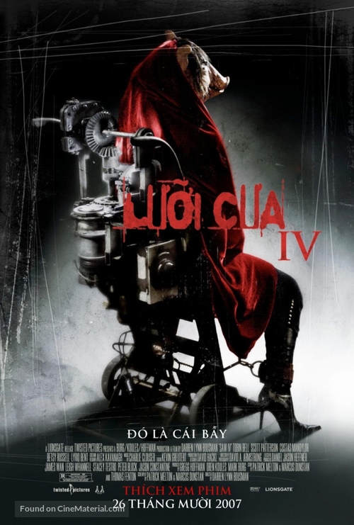 Saw IV - Vietnamese Movie Poster