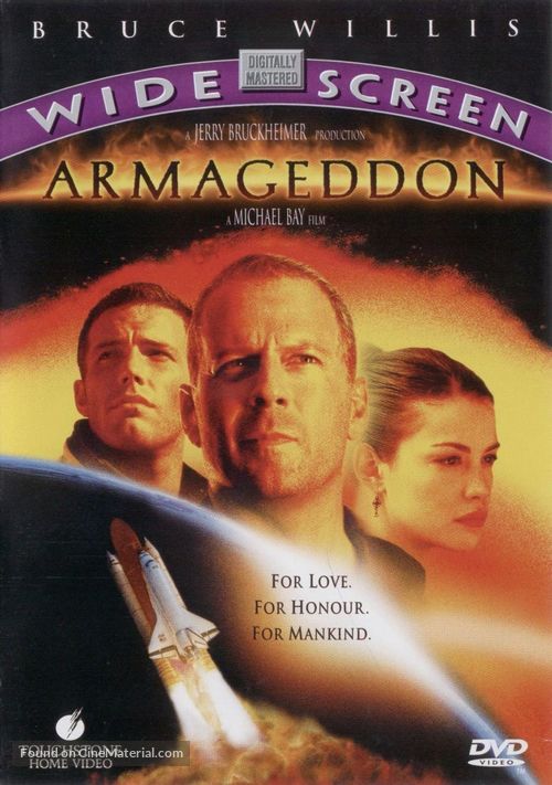 Armageddon - DVD movie cover
