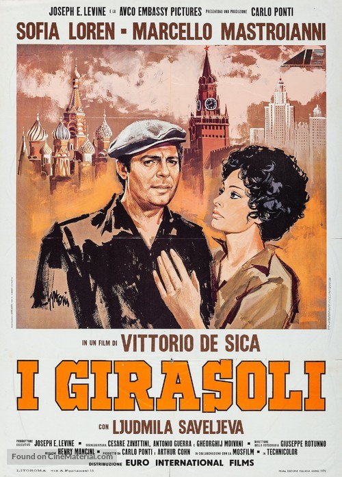 I girasoli - Italian Movie Poster
