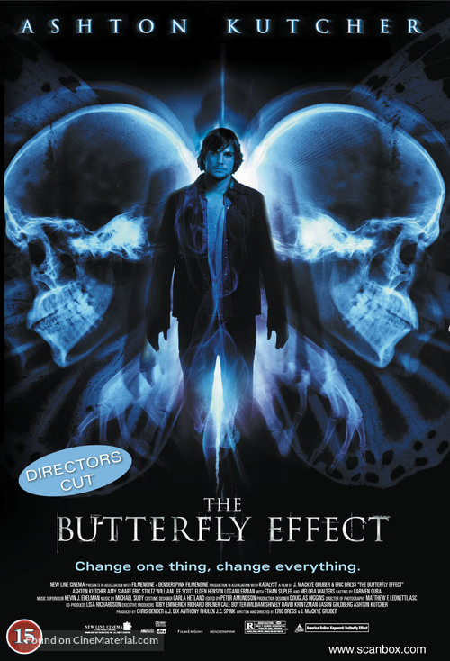 The Butterfly Effect - Danish DVD movie cover