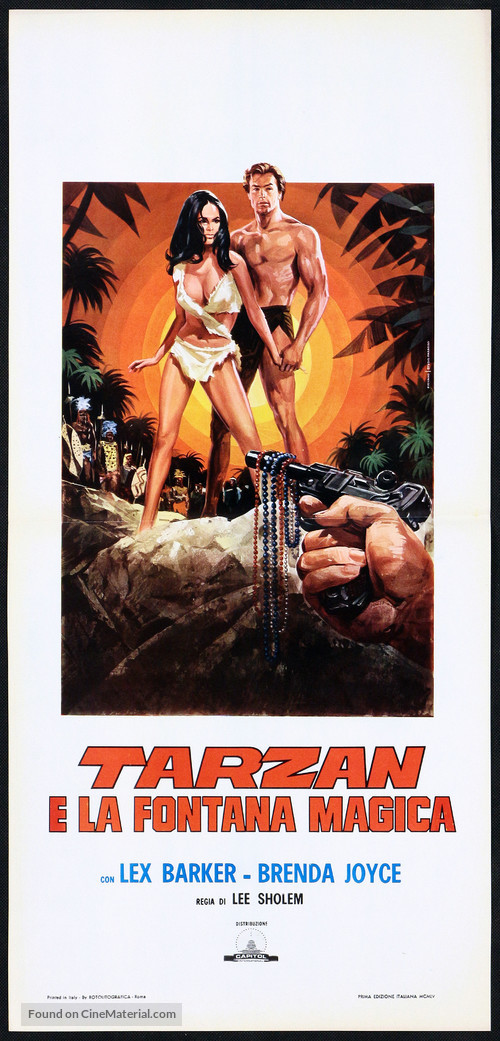 Tarzan&#039;s Magic Fountain - Italian Movie Poster