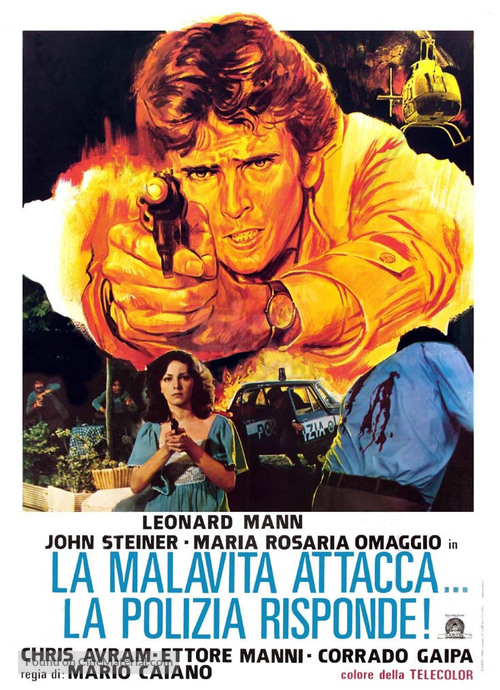 La malavita attacca... la polizia risponde! - Italian Movie Poster