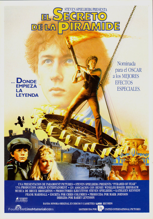 Young Sherlock Holmes - Spanish Movie Poster
