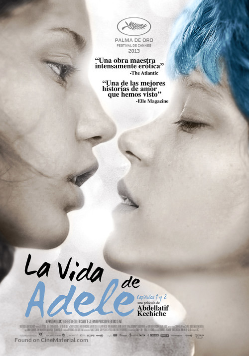 La vie d&#039;Ad&egrave;le - Mexican Movie Poster