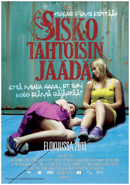 Sisko tahtoisin j&auml;&auml;d&auml; - Finnish Movie Poster