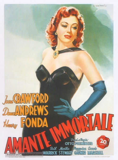 Daisy Kenyon - Italian Movie Poster