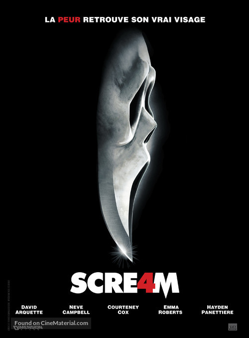 Scream 4 - French Movie Poster