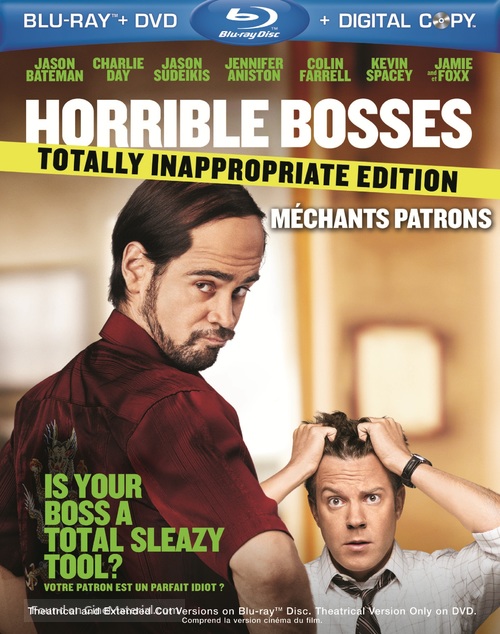 Horrible Bosses - Canadian Blu-Ray movie cover