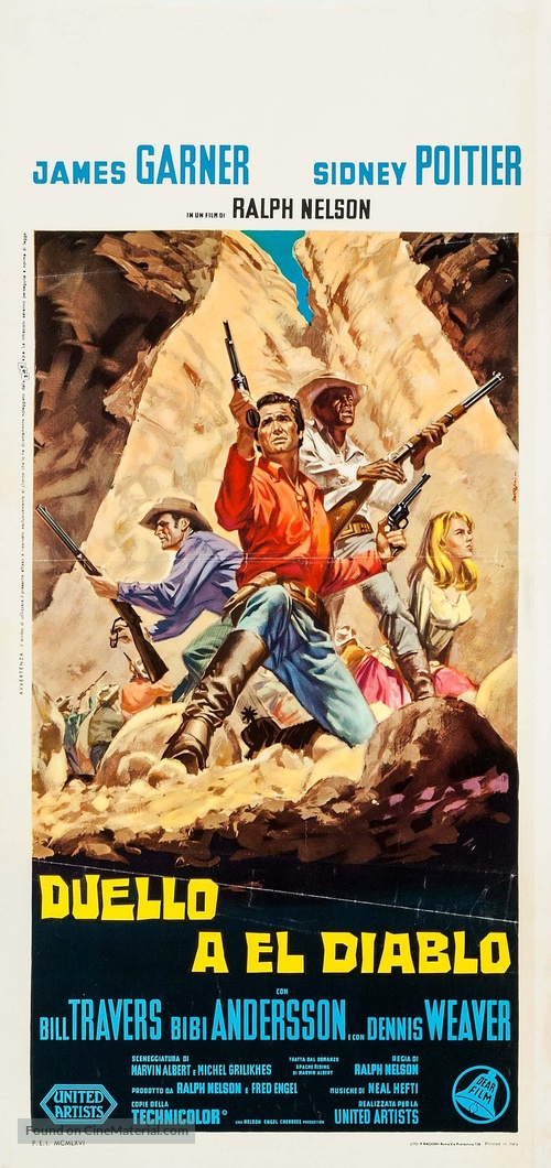Duel at Diablo - Italian Movie Poster