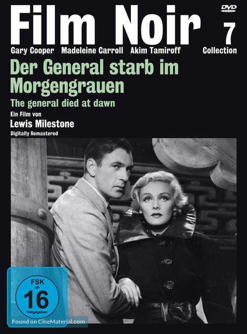 The General Died at Dawn - German DVD movie cover