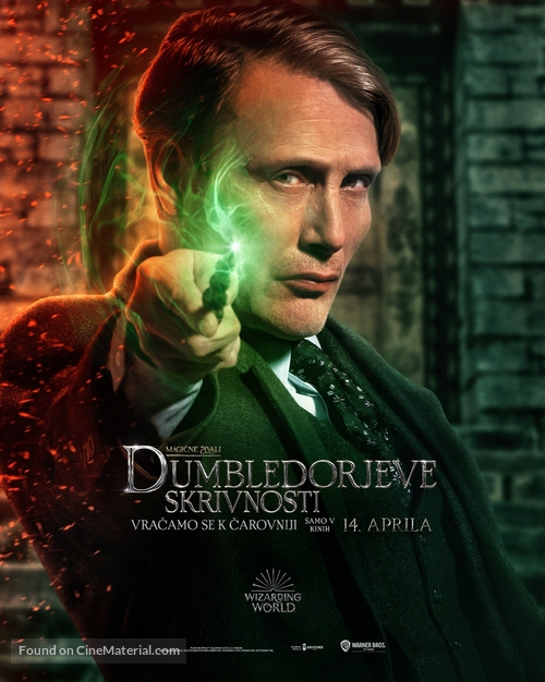 Fantastic Beasts: The Secrets of Dumbledore - Slovenian Movie Poster