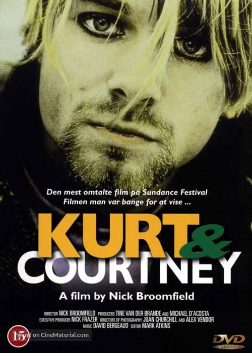 Kurt &amp; Courtney - Danish Movie Cover