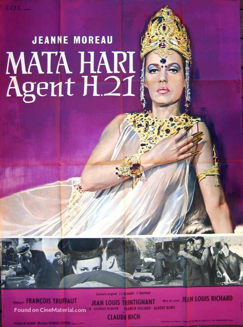 Mata Hari, agent H21 - French Movie Poster