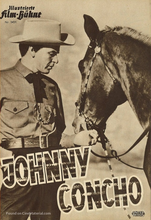 Johnny Concho - German poster