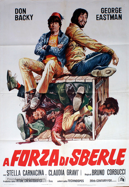 A forza di sberle - Italian Movie Poster