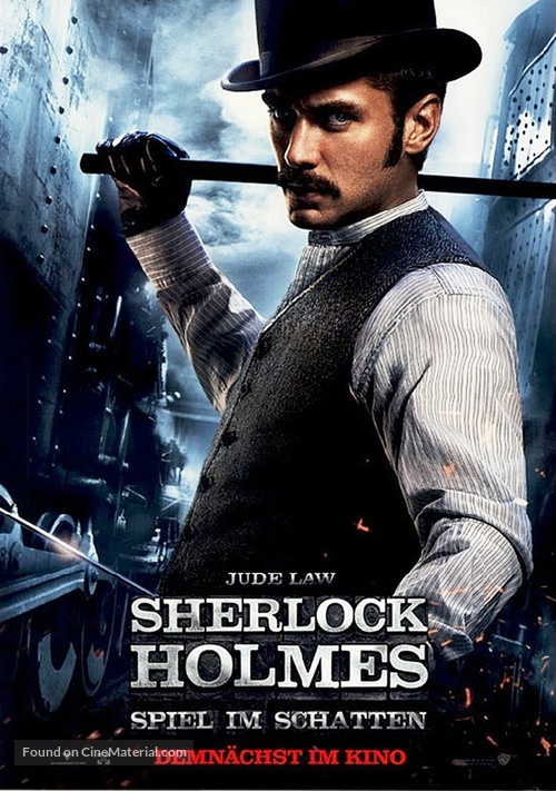 Sherlock Holmes: A Game of Shadows - German Movie Poster