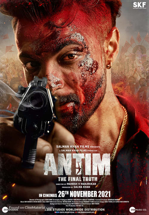 Antim: The Final Truth - Indian Movie Poster