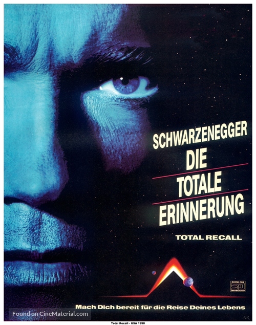 Total Recall - German Movie Poster