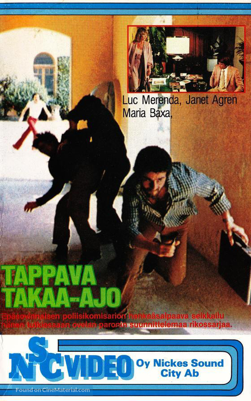 Il commissario Verrazzano - Finnish VHS movie cover