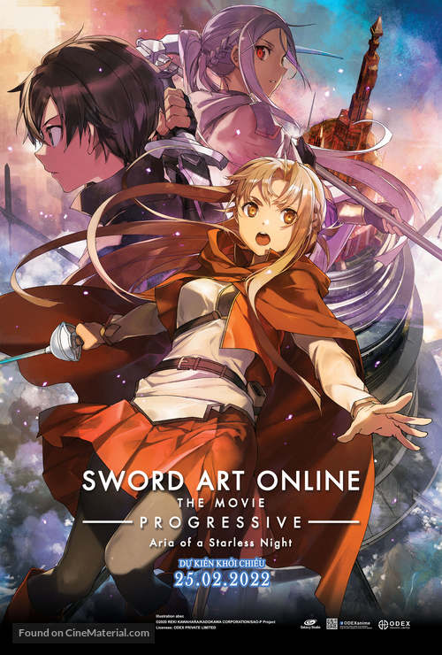 Gekij&ocirc;ban Sword Art Online Progressive Hoshi naki yoru no Aria - Vietnamese Movie Poster