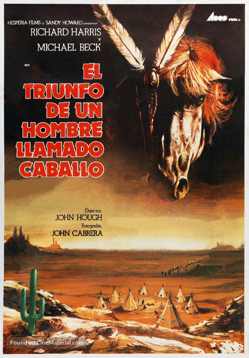 Triumphs of a Man Called Horse - Spanish Movie Poster