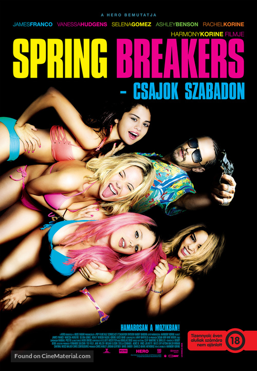 Spring Breakers - Hungarian Movie Poster