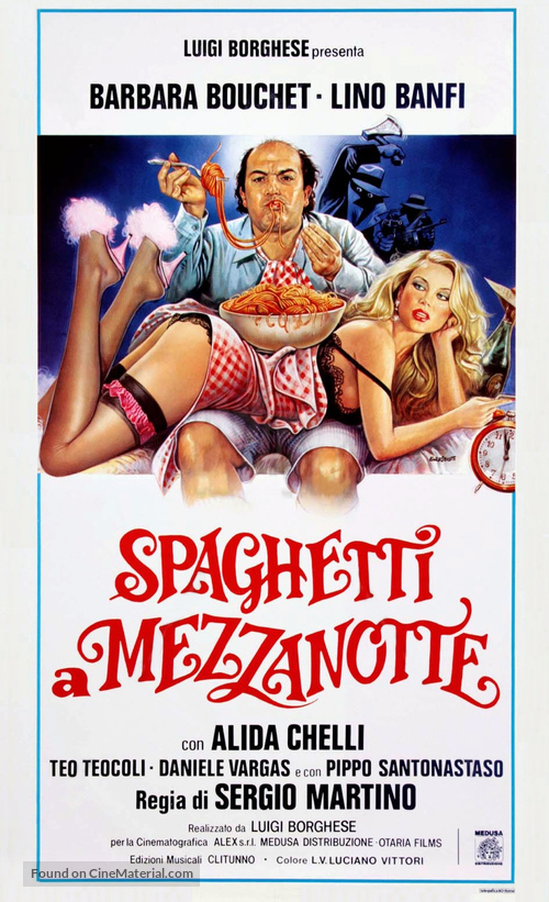 Spaghetti a mezzanotte - Italian Theatrical movie poster