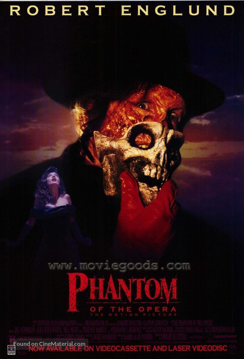 The Phantom of the Opera - Video release movie poster