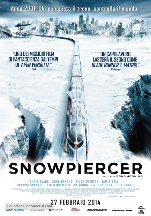 Snowpiercer - Italian Movie Poster