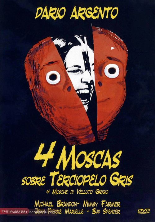 4 mosche di velluto grigio - Spanish DVD movie cover