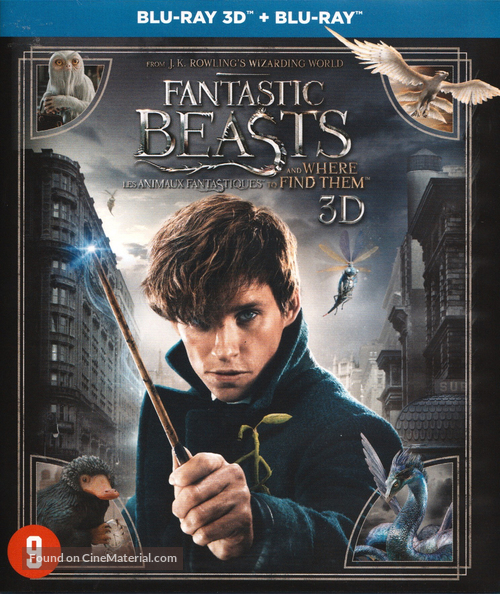 Fantastic Beasts and Where to Find Them - Belgian Blu-Ray movie cover