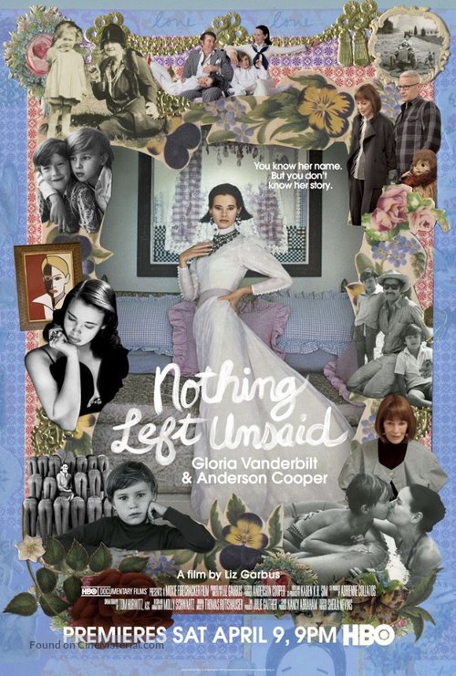 Nothing Left Unsaid: Gloria Vanderbilt &amp; Anderson Cooper - Movie Poster