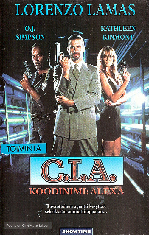 CIA Code Name: Alexa - Finnish VHS movie cover