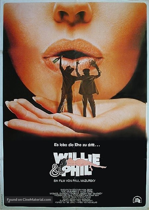 Willie &amp; Phil - German Movie Poster