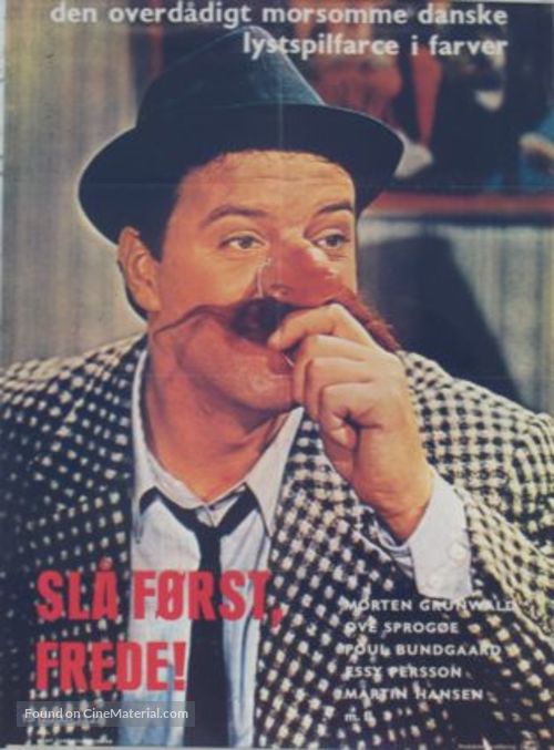 Sl&aring; f&oslash;rst, Frede! - Danish Movie Poster