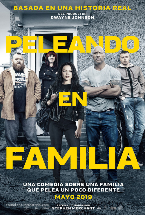 Fighting with My Family - Spanish Movie Poster