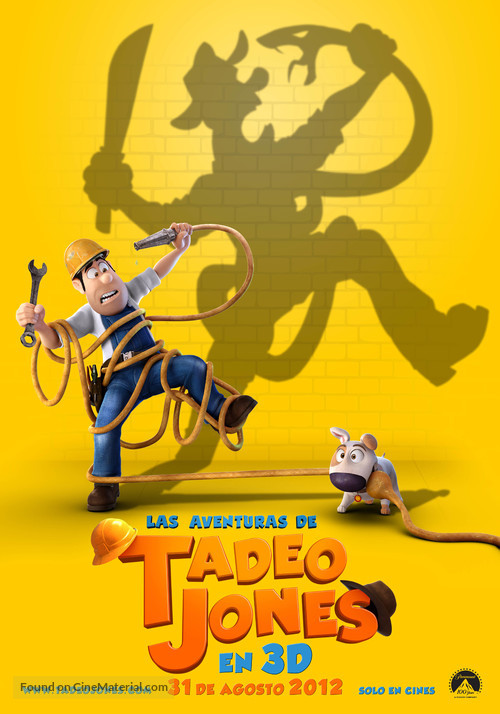 Las aventuras de Tadeo Jones - Spanish Movie Poster