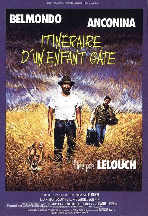 Itin&eacute;raire d&#039;un enfant g&acirc;t&eacute; - French Movie Poster