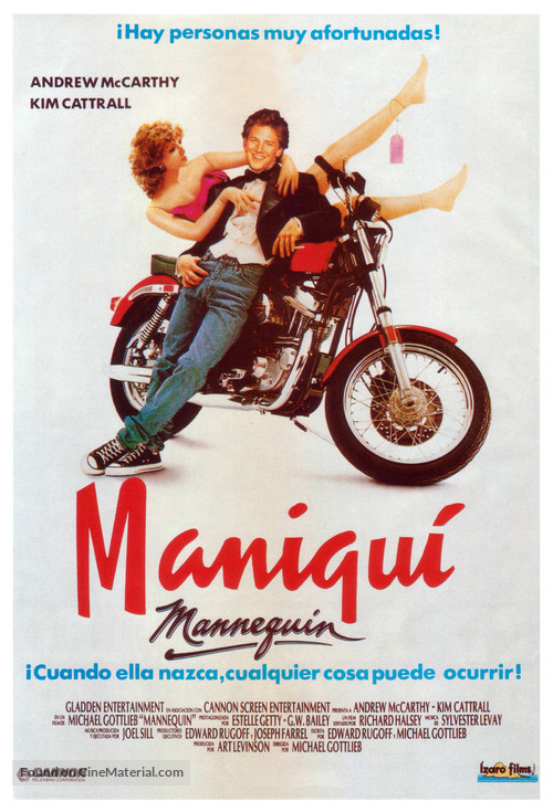 Mannequin - Spanish Movie Poster