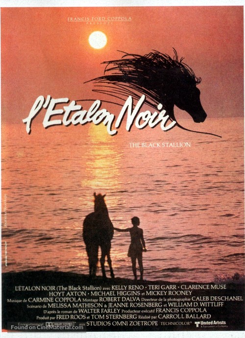 The Black Stallion - French Movie Poster