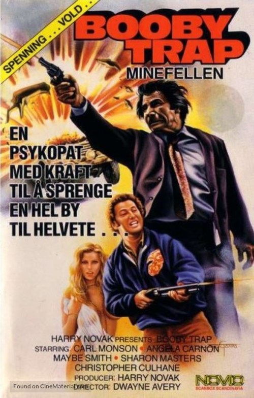 Booby Trap - Norwegian VHS movie cover