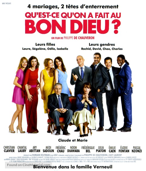 Qu&#039;est-ce qu&#039;on a fait au Bon Dieu? - French Blu-Ray movie cover