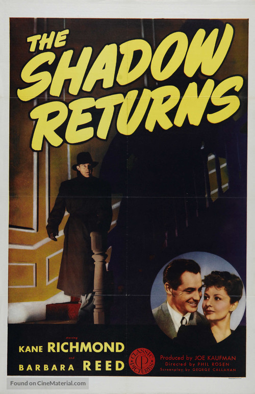 The Shadow Returns - Re-release movie poster