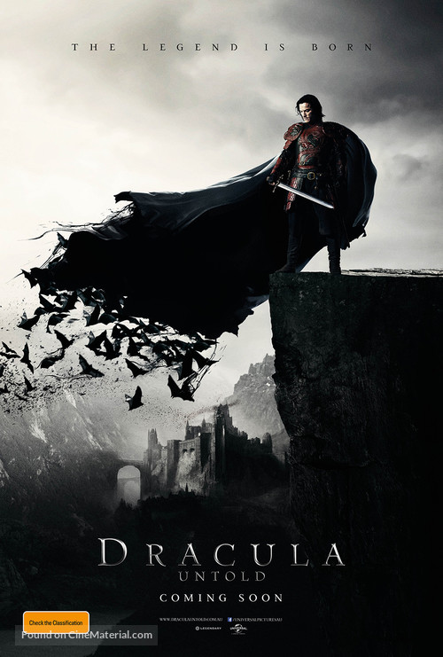 Dracula Untold - Australian Movie Poster