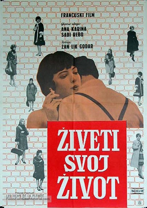 Vivre sa vie: Film en douze tableaux - Polish Movie Poster