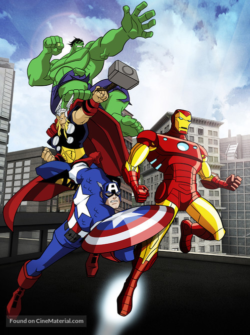 &quot;The Avengers: Earth&#039;s Mightiest Heroes&quot; - British Key art