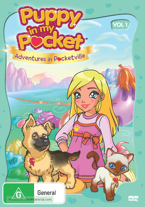 Puppy In My Pocket Adventures In Pocketville 11 Australian Dvd Movie Cover