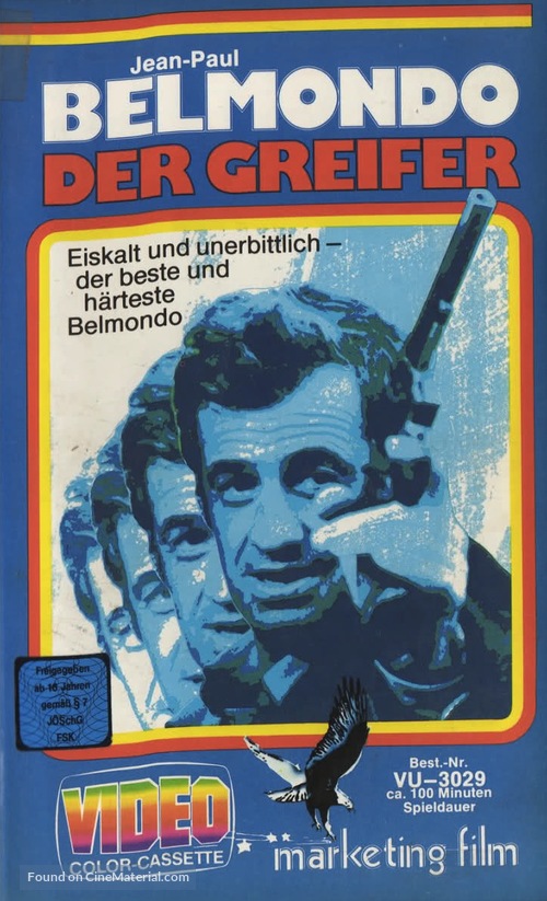 L&#039;alpagueur - German VHS movie cover