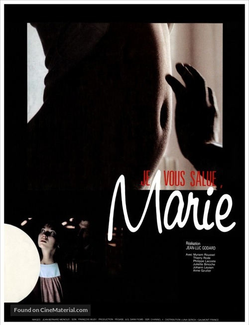&#039;Je vous salue, Marie&#039; - French Movie Poster