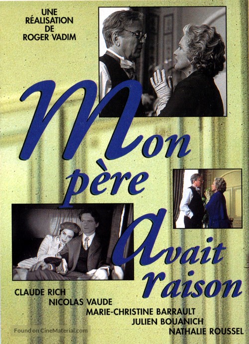 Mon p&egrave;re avait raison - French Movie Cover